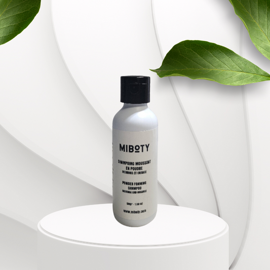 Shampoing Moussant en Poudre - MORINGA ET ORANGE